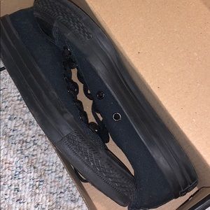 all black converse